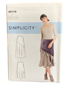 Simplicity S9179 Womens Skirt Sewing Pattern Size 6-8-10-12-14 Uncut